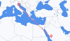 Flyg från Ta if, Saudiarabien till Ancona, Italien