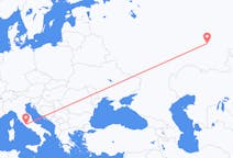 Flyrejser fra Ufa, Rusland til Rom, Italien