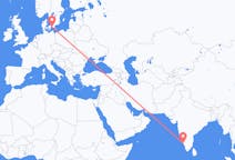出发地 印度出发地 坎努尔目的地 瑞典马尔默的航班