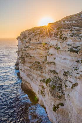 Ras id-Dawwara; a panoramic landscape on the west border of the Maltese Island.