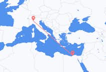 Flyreiser fra Alexandria, Egypt til Milano, Italia