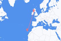 Flights from Santa Cruz de La Palma, Spain to Belfast, Northern Ireland
