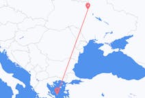Vols depuis la ville de Kiev vers la ville de Skyros