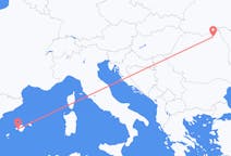 Vluchten van Suceava, Roemenië naar Palma de Mallorca, Spanje