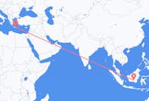 Flyrejser fra Palangka Raya, Indonesien til Iraklio, Grækenland