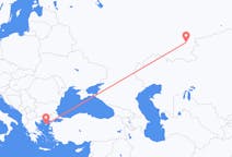 Flights from Magnitogorsk, Russia to Lemnos, Greece