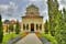 Photo of Beautiful garden of Monastery Cozia, Romania.