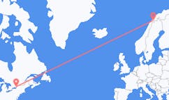 出发地 加拿大出发地 金斯顿目的地 挪威纳尔维克的航班