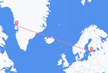 Vluchten van Tallinn, Estland naar Qaarsut, Groenland