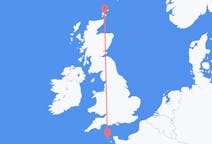 Vols de Kirkwall, Écosse pour Guernesey, Guernesey