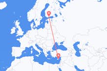 Flyrejser fra Larnaca til Helsinki