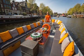 Amsterdam Private Bootsfahrt mit unbegrenzten Getränken