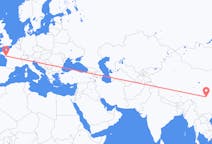 Flights from Chengdu, China to Nantes, France