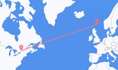 Loty z miasta Ottawa do miasta Shetland Islands