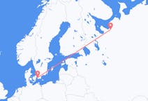 Vols depuis la ville d'Arkhangelsk vers la ville de Malmö