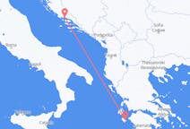 出发地 克罗地亚出发地 斯普利特目的地 希腊扎金索斯島的航班