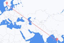 Flüge von Bokpyin, Myanmar nach Oslo, Norwegen
