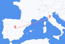 Flyg från Madrid, Spanien till Florens, Italien