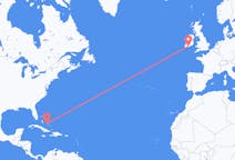 Flyg från George Town, Bahamas till Cork, Irland
