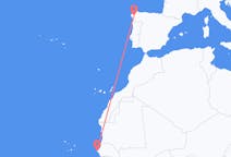 Flyreiser fra Dakar, til Santiago de Compostela