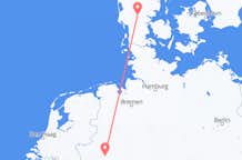 Vluchten van Dortmund, Duitsland naar Billund, Denemarken