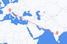 Flyg från Hyderabad till Milano