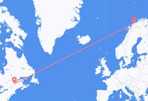 Flyreiser fra Québec, til Tromsö