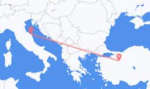 Fly fra Eskişehir til Ancona