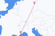Flyrejser fra Nice til Berlin