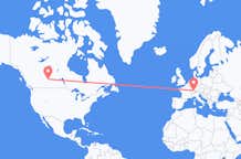 Flyreiser fra Lloydminster, Canada, til Zürich, Canada