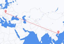 Flyrejser fra Zhanjiang, Kina til Ostrava, Tjekkiet