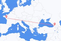 Flights from Kutaisi, Georgia to Nantes, France