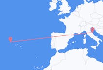 Flights from Ancona, Italy to Corvo Island, Portugal