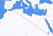 Flyreiser fra Gonder, Etiopia til Porto, Portugal