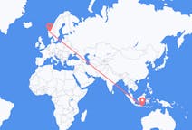Flights from Denpasar, Indonesia to Sogndal, Norway