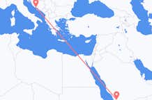 Flights from Abha to Split