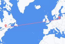 Lennot Montrealista Gdańskiin