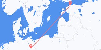 Flyreiser fra Estland til Tyskland