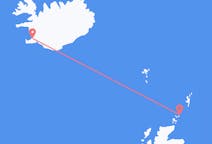 Vols depuis la ville de North Ronaldsay vers la ville de Reykjavik