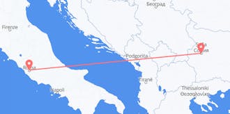 Flyg från Bulgarien till Italien