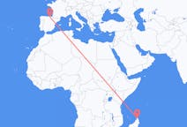 马达加斯加出发地 安齊拉納納飞往马达加斯加目的地 毕尔巴鄂的航班