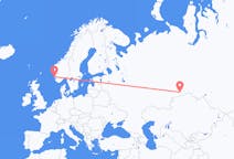 Flights from Kurgan, Kurgan Oblast, Russia to Haugesund, Norway