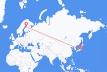Flights from from Tokyo to Oulu
