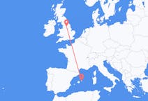 Flights from Menorca, Spain to Leeds, England