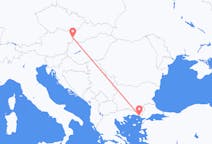 Voli from Bratislava, Slovacchia to Alessandropoli, Grecia