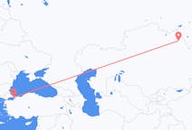 Flyreiser fra Pavlodar, Kasakhstan til Istanbul, Tyrkia