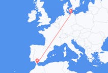 Flyreiser fra Gibraltar, Gibraltar til Rostock, Tyskland