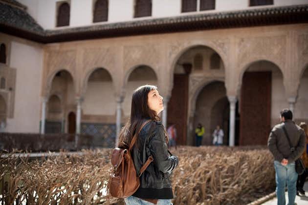 Visita a los palacios nazaríes de la Alhambra y experiencia de comida tradicional