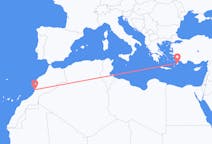 Flights from Agadir, Morocco to Rhodes, Greece