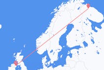 Fly fra Murmansk til Belfast